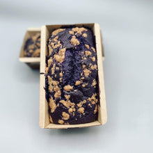Load image into Gallery viewer, Ube Coffee Cake vertical loaf
